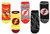 DC Comics The Flash Lighting Logo 5 Pair No-Show Ankle Socks