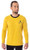 Star Trek The Original Series Mens TOS Costume Long Sleeve Tee Shirt - Captain Kirk X-Large