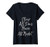 Womens Funny Night Shift Nursing Gift Sleep All Day Nurse All Night V-Neck T-Shirt