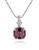 Mints 2ct Morganite Asscher Cut Pendant Necklace Sterling Silver Gemstone Fine Jewelry for Women