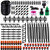 Freehawk DIY Drip Irrigation Kit Garden Irrigation System Saving Water Automatic Irrigation Set with 49ft Blank Distribution Hose for LawnPatioGreenhouseMist Cooling Irrigation System 49FT Tube