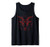 Pentagram Goat Head Baphomet Satanic Witchcraft Design Tank Top
