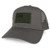 Armycrew XXL Oversize Black Olive USA Flag Patch Mesh Back Trucker Baseball Cap - Charcoal