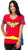 Dc Comics Wonderwoman Blue Stripes Juniors Cape T-Shirt X-Large