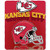 NFL Kansas City Chiefs Gridiron Fleece Throw 50-inches x 60-inches