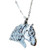 Intrepid International Draft Platinum Plate Horse Head Pendant