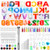 Heflashor 204PCS Resin Casting Alphabet Mold Sturdy Letter   Number Silicone Mold Alphabet Resin Silicone Molds for Epoxy Resin Crafts with Keychain Tassels Resin Keychains Soap House Number