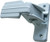 Ideal Security 87 Inside Latch for Storm Doors Fixed Latch for Storm Doors for spring-loaded strikes White