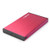 Seatay Tool-free 2.5 Inch External Hard Drive Enclosure Case USB 3.0 to SATA Box for 9.5mm 7mm HDD and SSD [Support UASP](Red)