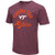 NCAA Colosseum Mens Vintage Retro Dual-Blend T-Shirt-Virginia Tech Hokies-Maroon-XXL