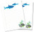Shark to Do List and Lined Notepad 2-Pack in Watercolor Style by Nerdy Words