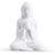 FORLONG FL6005 Buddha Statue?Idol?Decorative Figurine Praying Buddha Statue Serene Small Buddha Statue-White
