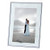 Home Decor Iron and Glass Photo Frame in Silver Finish - Fits 4x6 Photo - Picture Frame for Tabletop Display