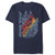 Star Wars Mens Millenium Falcon Rainbow Diagram T-Shirt Navy Blue Large