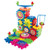 Krazy Gears Gear Building Toy Set - Interlocking Learning Blocks - Motorized Spinning Gears - 81 Piece Playground Edition