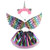 Unicorn Costume for Girls Dress Up Clothes for Little Kids Rainbow Unicorn Wings Tutu Skirt with Headband Birthday Party