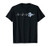 Airplane F-22 Raptor Heartbeat Pilot Flying Gift T-Shirt