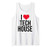 I Love Tech House - Dance Music Rave DJ Gift Tank Top