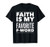 Faith Is My Favorite F-Word Funny Christian Sayings F Word T-Shirt