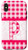 iPhone XXS Letter P Initial Monogram Pink Gingham Plaid Floral Pattern Case