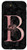 iPhone SE 2020  7  8 Letter B Monogram Initial Pink Rose on Black Grunge Design Case