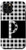 iPhone 11 Pro Letter P Initial P Monogram Black White Gingham Plaid Print Case