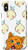 iPhone XXS Happy Orange Cat Kawaii Lemon Smiling Pattern Animal Head Case