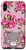 iPhone XS Max Grey Kitten Vintage Rose Pattern Animal Head Case