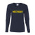 LL01 - Michigan Wolverines Basic Block Womens Long Sleeve T-Shirt - Large - Navy