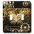 3dRose lsp-243033-2 Steampunk heart with clocks and gears golden design - Double Toggle Switch