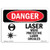 OSHA Danger Sign - Laser Wear Protective Laser Goggles  Choose from Aluminum Rigid Plastic Or Vinyl Label Decal  Protect Your Business Construction Site Warehouse   Shop Area   Made in The USA