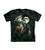 The Mountain Three Wolf Moon Adult T-Shirt Dark Green 3XL