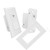 Smart Switch HHGAOKO Smart Light Switch Work with Alexa or Google Home Remote Control and Timer Function Neutral Wire Required 2 Pack