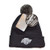 Zephyr Los Angeles Kings Black Vintage Cuff Beanie Hat with Pom POM - NHL LA Cuffed Winter Knit Toque Cap