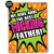 J5404FDG Jumbo Hilarious Father's Day Greeting Card: Best F-king Father: With Envelope (Giant Size: 8.5" x 11")