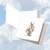 JQ6547JTYG New Jumbo Square-Top Thank You Greeting Card: Zoo Yoga Featuring a Fun and Flexible Polar Bear Practicing Yoga, with Envelope (Giant Size: 8.25" x 9.75")