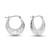 LeCalla 925 Sterling Silver Jewelry Floral Filigree Hoop Earring for Teen Women