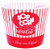Tablecraft Coca-Cola Popcorn/Snack Bucket"Pause & Refresh" (CC400), Red