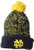 OTS NCAA Notre Dame Fighting Irish Womens Brilyn Cuff Knit Cap with Pom Team Color Womens