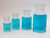 Reagent Bottle Set Clear Glass Wide Mouth 60ml to 500ml 4 Bottles