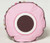 Mod Dots/str Pink/Choc Decorative Pillow
