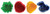 Norpro 3257 Pie Topper Cutters Cookie Stamp, Set of 4