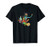 Rick and Morty Psychedelic Rick with Skateboard Morty T-shirt
