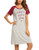 Ekouaer Ladies Night Shirts Women Nightgown Summer Sleep Shirt Short Sleeve Night Dress Wine Red M