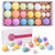Bath Bombs Gift Set Anjou 20 Pack Natural Essential Oils Spa Bath Fizzies for Moisturizing Dry Skin Christmas Gift Kit Ideas for Women Kids Girlfriend Moms