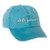 Delta Gamma N Sorority Baseball Hat Cap Cursive Name Font dg Bright Blue - N