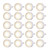 Lights by Night Mini LED Night Light 20 Pack Plug-in Dusk to Dawn Compact UL-Listed Ideal for Office Bathroom Bedroom Nursery Hallway Kitchen White 54838 20