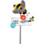 TERESAS COLLECTIONS 39 inch Metal Bee Garden Solar Lights Stakes Outdoor Decorative Solar Bee Garden Stakes for Patio Yard Decorations