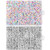 Quefe 2880pcs Letter Beads Sorted Cube Alphabet Beads for Jewelry Making Bracelets Necklaces and Key Chains