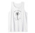 Retro Cool Key West Florida Palm Tree Novelty Art Tank Top